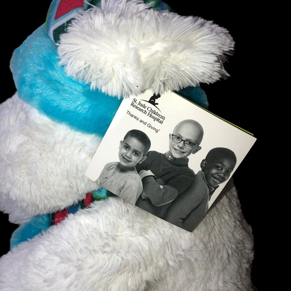 NWT Soft Furry Puppy Dog Plush for St Judes by Hugfun International; Stuffed Dog - Picture 4 of 12